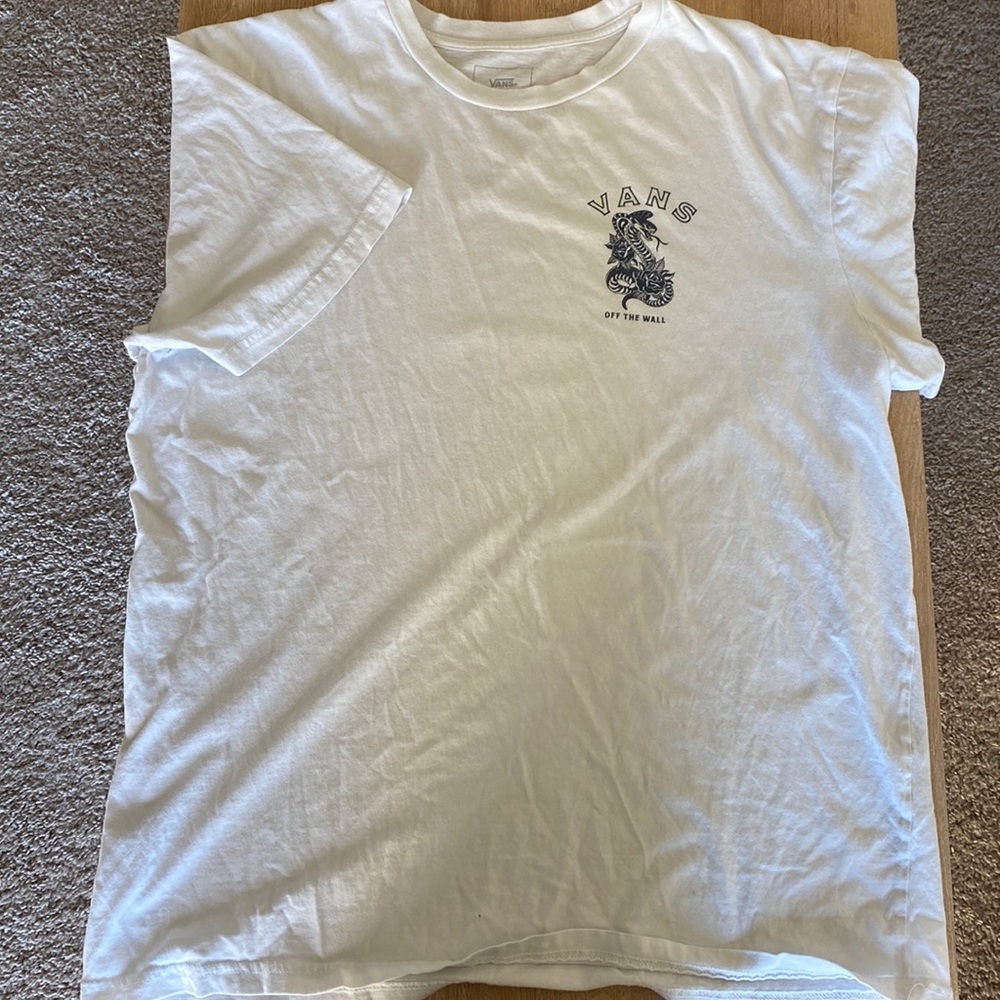 Vans “Off the Wall” White Tee